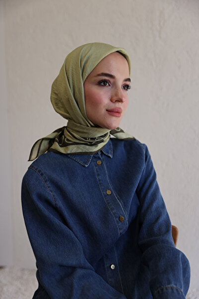 ALLDAY Ald Patterned Cotton Scarf