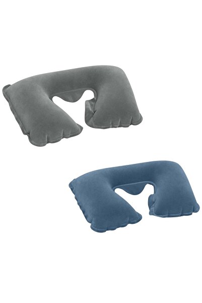 BESTWAY Pernă de călătorie croissant 37 x 24 x 10 cm 67006 gri