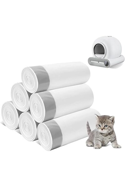 Gogoya Self-cleaning Cat Litter Box Waste Bags, Extra-Thick Drawstring Liners...