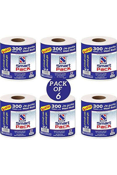 SmartClass SMART PACK Maxi Roll (Pack of 6 Rolls) – 300 Meter Soft & Durable ...