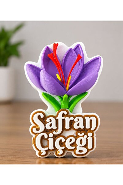 Karabük3Dlab Safran Çiçeği Magnet
