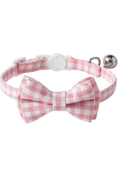 ASKIND Breakaway Cat Collar with Cute Bow Tie and Bell, Detachable Adjustable...
