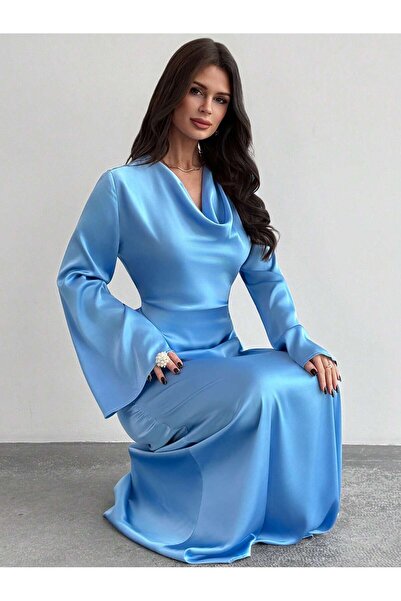 Sheya Rochie maxi, albastră - M
