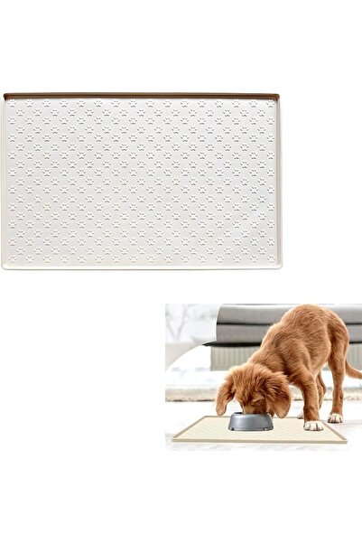X SPRING Xspring Pet Placemat, Nonslip Silicone Pet Feeding Mats with Edges, ...