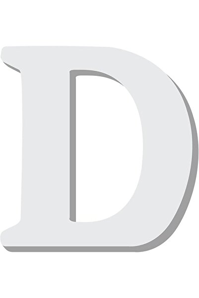 GENERAL Rosymoment Alphabet D Wooden Decorative Wall Letter for Children's Be...