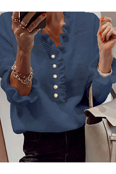 Evendi Blouse, Blue
