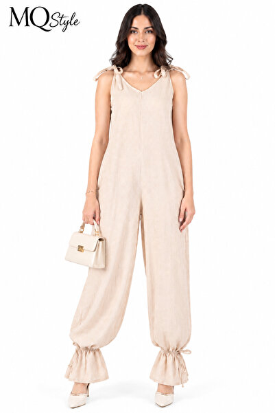 MQ Women's Jumpsuit. Summer Time. Narrow. Beige .Black S.M.L. Turkish Made. w...
