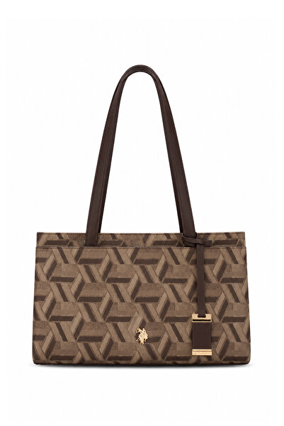 U.S. Polo Assn. Coffee-Brown Women's Shoulder Bag Us26517