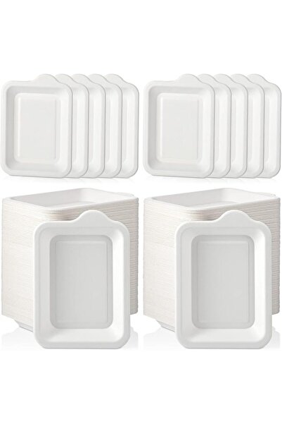 NALACAL Small Paper Plates, Small Disposable Plates, Paper Plates Bulk White ...
