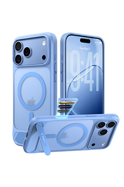 TORRAS Θήκη iPhone 18 Pro - Μπλε Ostand L1 Guardian