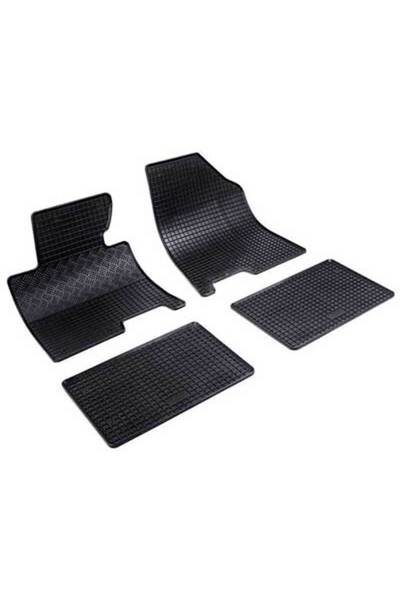 Rigum Λαστιχένια πατάκια αυτοκινήτου για Hyundai i40 2011- μαύρα σετ 4 τεμαχίων