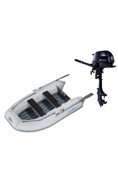 Admiral 250cm Katlanır Şişme Tabanlı Bot + Tohatsu MFS3.5 BS Deniz Motoru