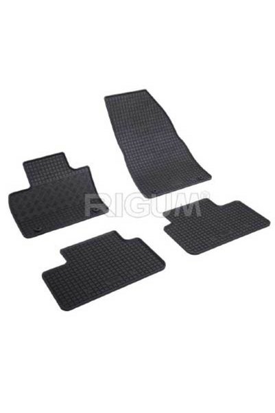 Rigum Rubber mats 904703 for Volvo XC40 SUV 03.2018-, 4 pieces, black