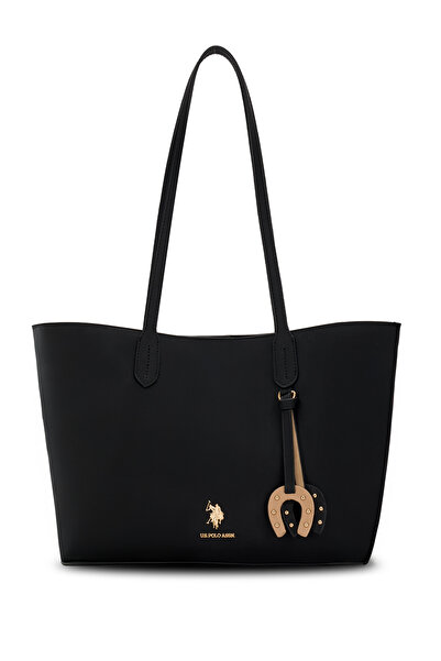 U.S. Polo Assn. حقيبة كتف نسائية سوداء Us26621