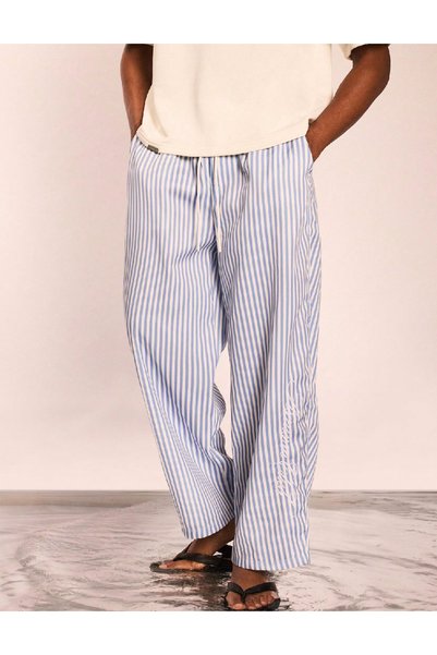 Evendi Pants, Blue/White