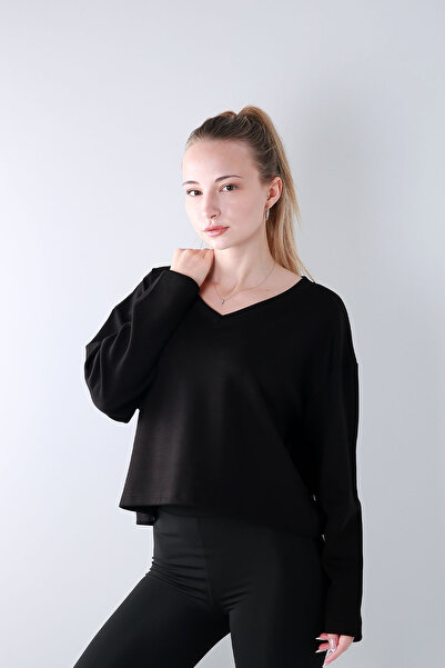 Veni Life Mns -V Neck Long Sleeve Blouse-1719
