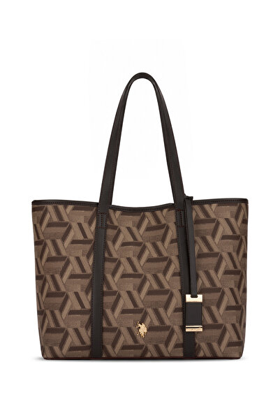 U.S. Polo Assn. Coffee-Brown Women's Shoulder Bag Us26500