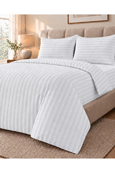 nnevora Nevora Double Satin Duvet Cover Set 80% Cotton 20% Polyester 4 Pieces...