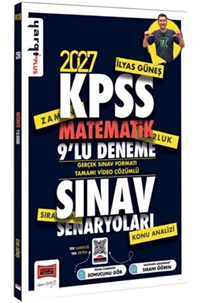Yargı Yayınları 2027 KPSS Matematik Sınav Senaryoları Tamamı Video Çözümlü 9 ...