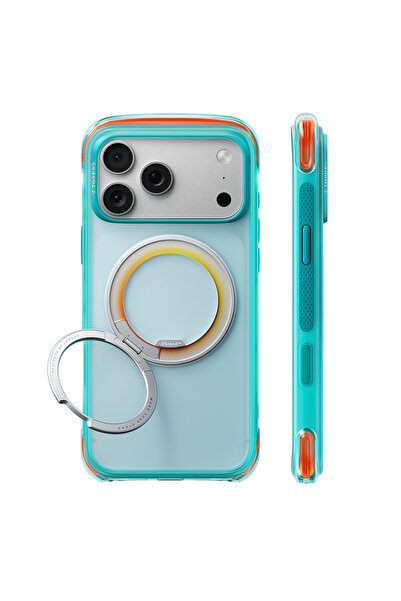TORRAS Θήκη iPhone 18 Pro Max - Πρισματικό Τυρκουάζ O3 Air Core