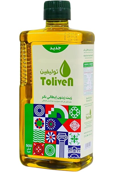 Toliven زيت زيتون إيطالي بكر ممتاز معصور على البارد ممزوج بزيت دوار الشمس الإ...