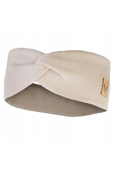 Other Bentiță din bumbac cu urechi și turban pentru fete, în dungi bej TK PL ...