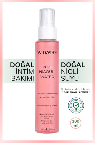 Wloshy Genital Bölge Koku Giderici ve Koku Önleyici Saf Niouli Suyu 100 ml