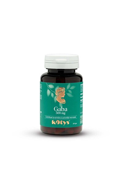 kotys GABA 500 mg -- 60 capsule pentru echilibrarea activității neuronale