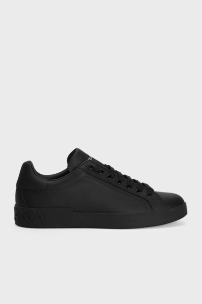 Dolce&Gabbana Dolce Gabbana Deri Logolu Sneaker Ayakkabı Erkek AYAKKABI CS177...