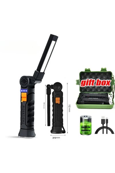 Choice Built in battery 139-A with Box Portable Fold LED Flashlight Strong Ma...