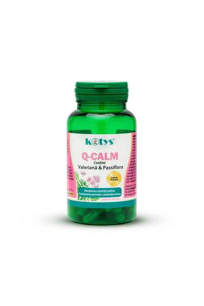kotys Q-Calm cu valeriană și flori de pasiune 60 capsule