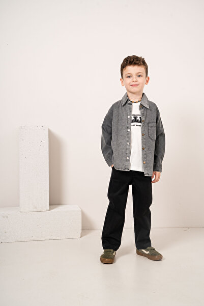 JNF kids Baby Boy & Kids Shirt T-Shirt Pants 3-Piece Set