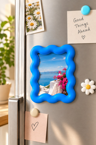 Dalgalı Çerçeve Magnet (1 Adet)
