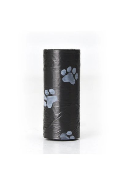Choice 10 Rolls black 1-10 Rolls Biodegradable Pet Dog Poop Bags with Printin...