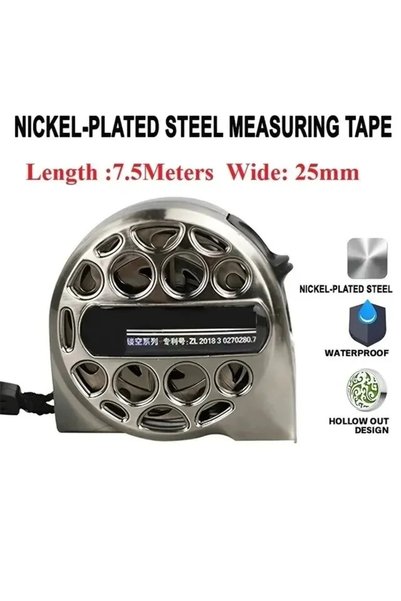 Choice 1PC 7.5m X 25mm New 3/5/7.5M Metric Tape Measure Stainless Steel Anti-...