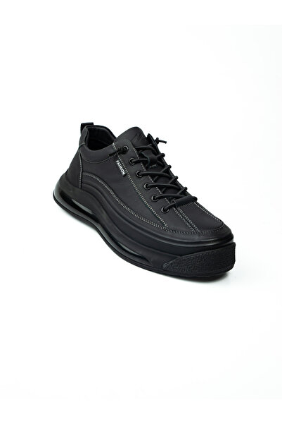 MARCOMEN 55712 Black Leather Casual Men's Shoes