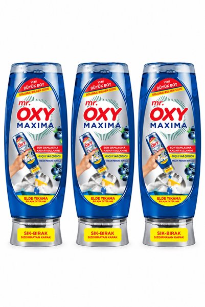 Oxy Mr Yaban Mersinli Bulaşık Deterjanı 3x650 ml