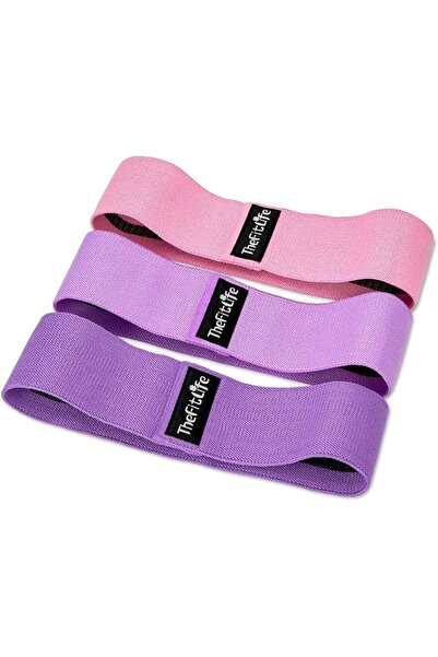 TheFitLife Fabric Resistance Bands for Women, 3-Piece Hip & Glute Set