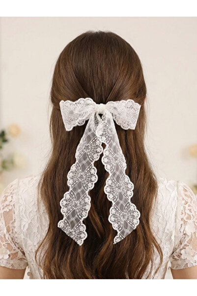 Take Two By Styli Lace Bowknot Hair Tie