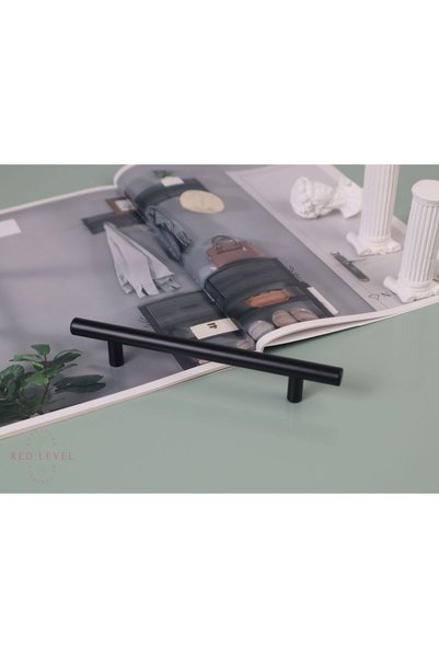 Red Level Pera 128 mm Black Stainless Steel Modern Handle Models Luxury Country Kitchen Cabinet Drawer Furniture Handle