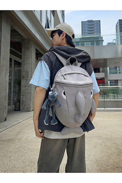 Take Two By Styli Grey Shark Backpack