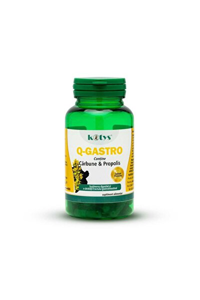 kotys Q-Gastro cu cărbune și propolis 60 capsule