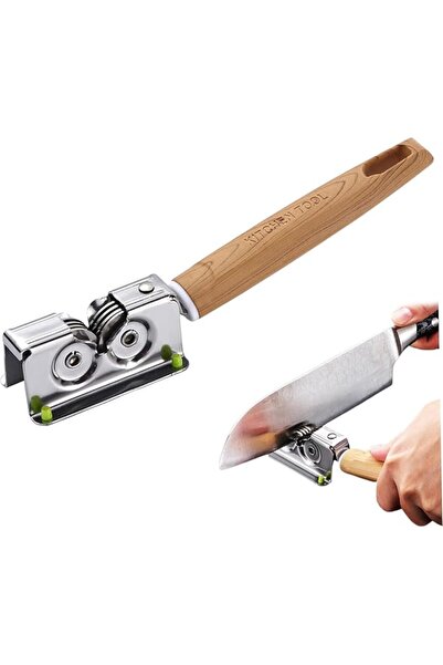GENERAL Kitchen Knife Sharpener, Manual Stainless Steel Knife Sharpening Tool...
