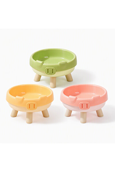 Generic Brand Pig Nose Shaped Raised Pet Dog Cat Bowl Elevated Food Water Fee...
