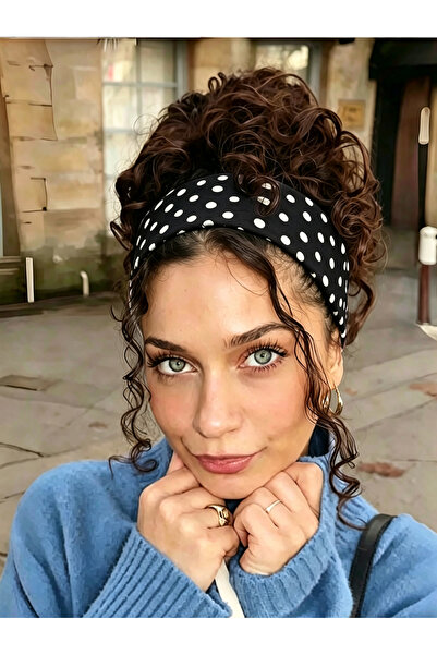 Take Two By Styli Set Of 2 - Polka Dot Elasticated Headband