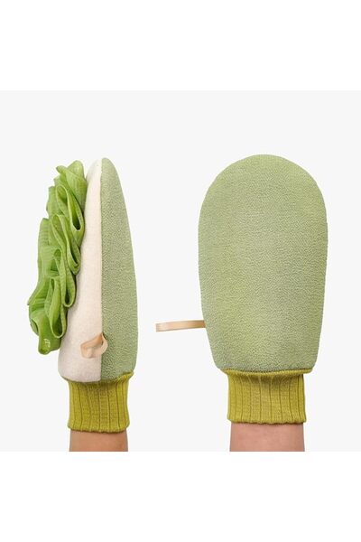 Yelajoy Deep Exfoliating Glove for Shower, Double-Sided Exfoliating Mitt,Mass...