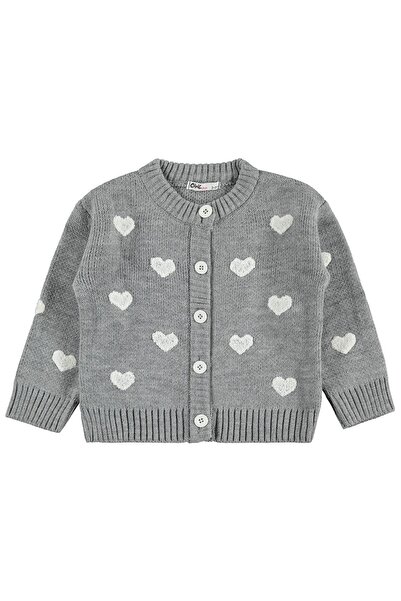 Civil Girls Civil Girl's Heart Cardigan |   Knitwear Long Sleeve Crew Neck | ...