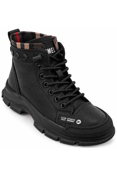 GAMELU Winter Rubber Lace-Up Thick-Soled Boots