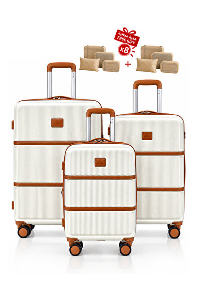 Flieger Luggage Flieger 3-Piece Set of Travel Bags Made of Sturdy and Durable...
