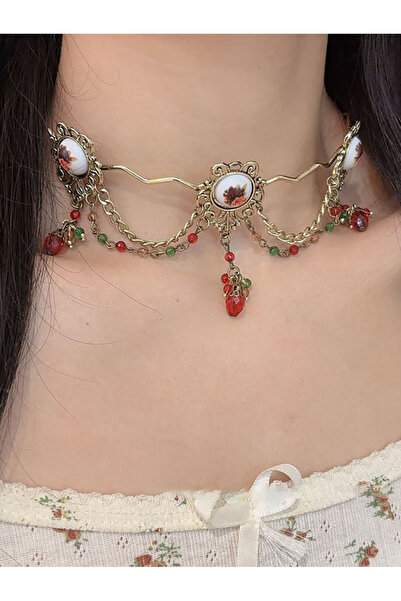 Take Two By Styli Beaded Choker Necklace